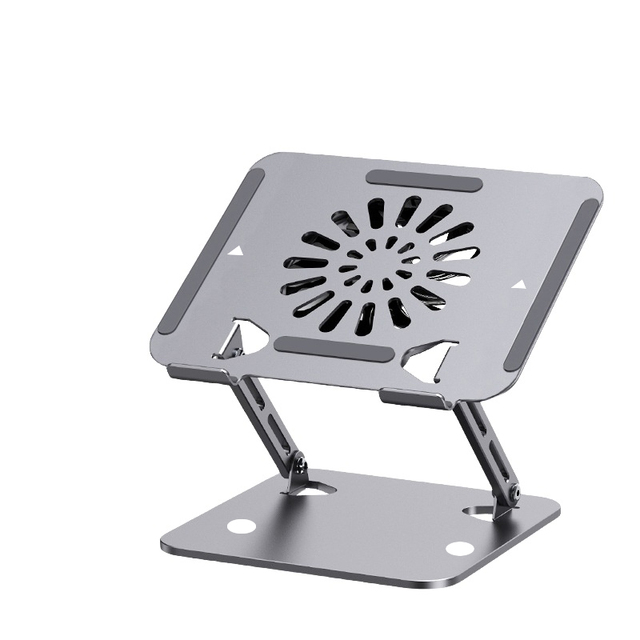 New 360 Degree Rotating Adjustable Mobile Tablet Stand Height with Cooling Fan Laptop Stand
