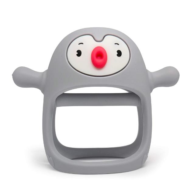 Пингвин Buddy никогда не ронять силиконовые детские грызунок для От 0 до 6 месяцев младенцев ручной по санитарному надзору за качеством пищевых продуктов и медикаментов, грудное вскармливание новорожденных