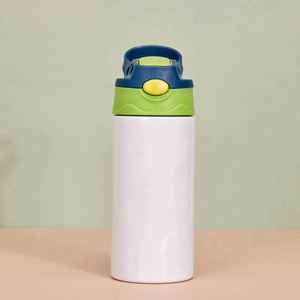 AGH USA Warehouses – Gourdes isothermes en acier inoxydable 12 oz, écologiques, multicolores, pour bébés et enfants, vierges pour sublimation, pour le camping - Product Image 4