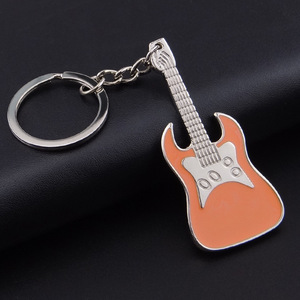 Porte-clés de guitare de simulation Idées cadeaux créatives Mini porte-clés de voiture de guitare électrique - Product Image 4