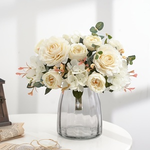Ramos de Peonías Artificiales Realistas de <span class=keywords><strong>Estilo</strong></span> Europeo, <span class=keywords><strong>Estilo</strong></span> <span class=keywords><strong>Natural</strong></span>, Mesas de Centro, Arreglos Florales para el Hogar, Decoraciones para Bodas - Product Image 3
