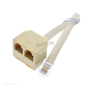 Répartiteur téléphonique RJ12 6P6C, câble d'extension <span class=keywords><strong>ADSL</strong></span>, répartiteur téléphonique - Product Image 3