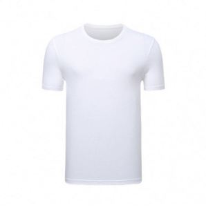 Camisetas de Manga Corta para Hombre con Logotipo Personalizado al por Mayor, Impresión en Serigrafía Blanca, 100% Algodón, Transpirables, Ecológicas, Jersey de 180g - Product Image 6