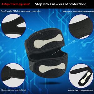 En gros Genouillère de soutien élastique pressurisée avec trou de ventilation pour le basketball, le tennis et le cyclisme - Product Image 3