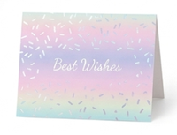 Kit d'emballage cadeau arc-en-ciel recyclable fourni par l'usine : sacs cadeaux, papier d'emballage, étiquettes, 80 g/m² simple face pour anniversaire