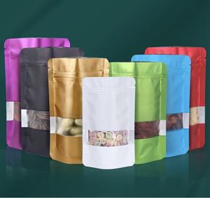 كيس مفرغ ذاتي الوقوف بسحاب للجوز والطعام من من من من من من نوع Custom logo - Product Image 3