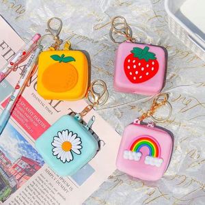 2022 Christmas Gift Hottest Sale Relieve Stress Bubble Push Toy <b>Keychain</b> PVC Mini Silicone Coin Purse for Kids Student - Product Image 1