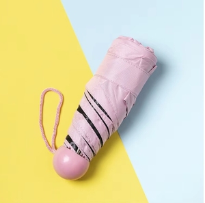 Vente en gros de parapluies publicitaires pliables portables de forme mini capsule - Product Image 1