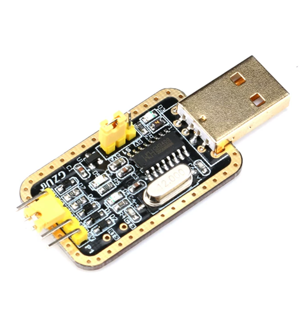Rich Gold USB to TTL USB to Serial Port Module for Flashing STC and Downloading Cable CH340G
