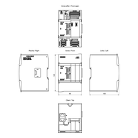 Nuevo PLC Siemens Original SIMATIC S7-1200 G2 CPU 1214C 6ES7214-1AH50-0XB0 6ES7214-1BH50-0XB0 6ES7214-1HH50-0XB0 Programación PLC