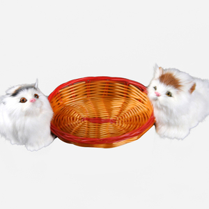 Jouet en fourrure synthétique personnalisé, modèle de chat en peluche miaou miaou, figurine d'action de chat, animal de simulation, chaton - Product Image 3