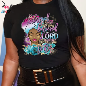 Tops tendance pour femmes, t-shirt à imprimé numérique pour femmes, t-shirt à manches courtes à imprimé graphique pour l'été, t-shirts pour femmes - Product Image 6