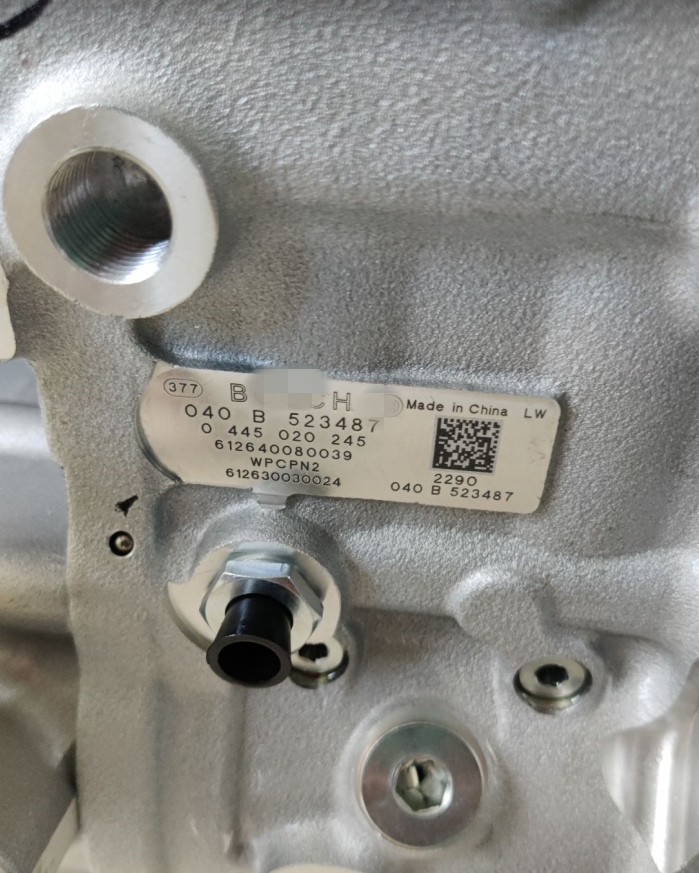 diesel fuel injection pump 0445020245 612630030024 pump for weichai common rail pump 0445020245 612630030024
