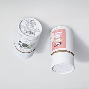 Boîte Cadeau Caja Redonda de petit cylindre personnalisé de luxe en carton bougie parfum tube rond - Product Image 5