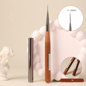 Nouveau Outil de Nail Art 3-en-1 Manche en Bois de Santal Chat Œil <span class=keywords><strong>Gel</strong></span> Vernis Ligneur <span class=keywords><strong>Pinceau</strong></span> Ovale Carré Stylo Avec Bâtonnets Magnétiques - Product Image 5