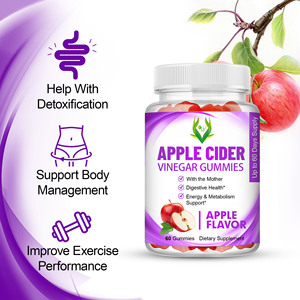 Custom OEM Formula Apple Cider Vinegar Gummies with The Mother Digestive Support Metabolism Aid Private Label ACV Gummies - Product Image 5