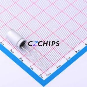 BC025M681LO8*13L-1A4T ตัวเก็บประจุแบบแข็งชนิด Through Hole (THT), ขนาด D8xL13 มม. 680uF 20% 25V 8 มม. - Product Image 2