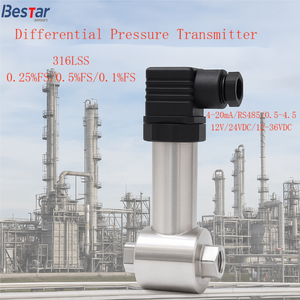 Sensor Transmissor de Pressão Diferencial Bestar 0.25%FS 2.5MPa 4-20mA 12-36VDC 24VDC para Ar - Product Image 2