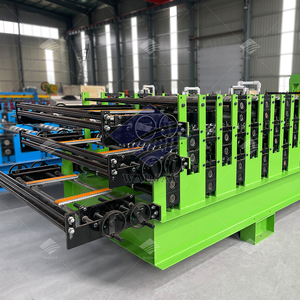 Machine de fabrication de carreaux automatique à rouleaux à trois couches CNC WADJAY avec moteur et machine de formage de rouleaux à pompe - Product Image 4