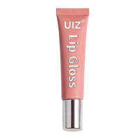 Gloss à lèvres hydratant et repulpant OEM, résistant à l'eau, avec protection solaire, paillettes cerise, huile minérale nutritive, transparent, pour maquillage de fêtes