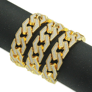 2026 Hot Selling Unique Simple Design Cool Personality Geometric Chain <b>Bracelet</b> Street Style Men's <b>Bracelet</b> Wholesale Jewelry - Product Image 3