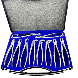 Professional Stainless Steel Manual Dental Forceps <b>Elevators</b> Combination Kit CE ISO Certified Class I for Implant Extraction - Product Image 1
