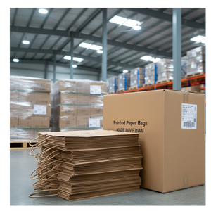 Bolsa de Papel Kraft Personalizable con Asa Retorcida, Logotipo Impreso Personalizado, Bolsa de Compras Ecológica para Minoristas y Comida para Llevar - Product Image 4