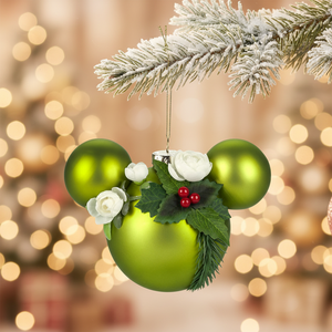 Boules <span class=keywords><strong>de</strong></span> verre vertes d'arbre <span class=keywords><strong>de</strong></span> Noël personnalisées <span class=keywords><strong>Boule</strong></span> <span class=keywords><strong>de</strong></span> <span class=keywords><strong>boule</strong></span> Ornements Globe <span class=keywords><strong>personnalisé</strong></span> <span class=keywords><strong>Mickey</strong></span> Mouse Icône <span class=keywords><strong>Boule</strong></span> <span class=keywords><strong>de</strong></span> verre Ornement écologique - Product Image 1