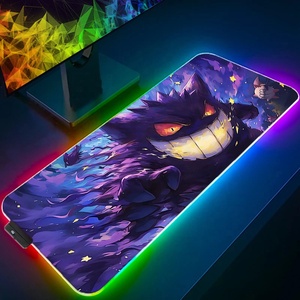 Alfombrilla de Ratón LED con Luz de Fondo, Diseño de Pokémon G-gengar y Rayquaza, Alfombrilla para Teclado, Alfombrilla de Ratón para Juegos, Alfombra, Derivados de Anime - Product Image 5