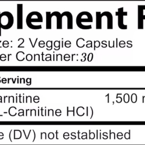 OEM/ODM Capsules d'acétyl-L-carnitine, favorisent la production d'énergie, la nutrition sportive, soutiennent la mémoire et la concentration - Product Image 2