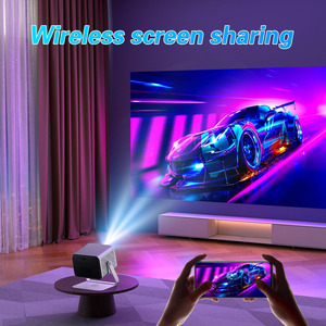 Proyektor DLP Pintar Portabel <span class=keywords><strong>3D</strong></span> Ready Native 1080P Mendukung 4K Android 13 Home Theater 360 Metal Gimbal Stand Kompatibel Netflix - Product Image 2