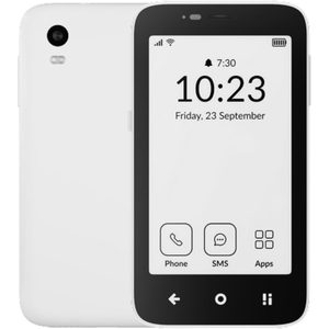 Teléfono Inteligente Minimalista Mudita Kompakt, Pantalla de Tinta Electrónica de 4.3 Pulgadas, 32 GB de Almacenamiento, Desbloqueado, 4G, Wi-Fi, Sistema Operativo Personalizado, Blanco - Product Image 1