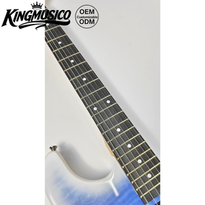 <span class=keywords><strong>Guitare</strong></span> électrique GC-02E ST, corps en paulownia, manche en érable, 22 frettes, micros HH, accastillage chromé, <span class=keywords><strong>guitare</strong></span> électrique personnalisée pour débutant - Product Image 3