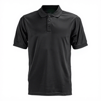 Polo de sécurité personnalisé pour homme, manches courtes, noir, avec logo brodé, chemise de travail, polos de sécurité, hauts