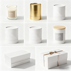 JIANMEI Luxury Holiday Scented <strong>Candle</strong> Gift Set Handmade 100% Organic Soy Wax Aromatherapy Fragrance Glass Jar Wholesale Private - Product Image 6