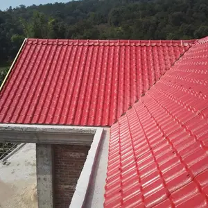 Klassische gebäude material duratile wärme beständig hagel beweis schindeln arten kunststoff pvc dachziegel für die flache dach häuser