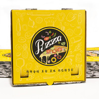 Impresión personalizada caja de embalaje de pizza 12 pulgadas caja de pizza caja de cartón pizza