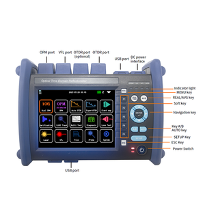 Sợi quang chèn mất mát trở lại mất tích hợp thử nghiệm với tự động OTDR Đồng hồ điện quang và nguồn ánh sáng quang học và VFL - Product Image 2