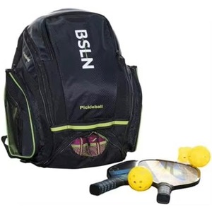 Muestra gratuita: Mochila personalizada para raqueta de pickleball, bolsa de tenis con soporte para botella de agua - Product Image 3