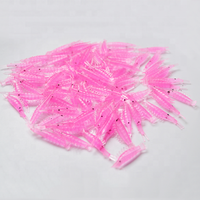 LANQUAN fait à la main en chine de haute qualité en plastique souple leurre lueur lumineux-pêche aux crevettes leurre