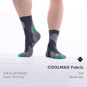 Chaussettes de compression athlétiques anti-ampoules OEM, chaussettes de course pour femmes et hommes - Product Image 4