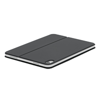 Nouveau clavier mécanique sans fil ergonomique pliable en PU gris 2025 avec étui USB-C pour iPad Air M3/M2 11 pouces, logo personnalisé, ROHS