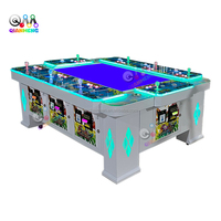 Table de jeu de tir Qianmen neuve, personnalisable avec logo et couleur, écran durable de 55 pouces, 8 joueurs, thème chasse au poisson blanc