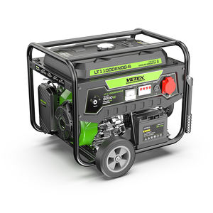 גנרטור אינברטר בנזין עם התנעה אוטומטית, מתוצרת VETEX, הספק מדורג 8 קילוואט, 230 וולט/440 וולט, הספק מקסימלי 7 קילוואט, עם שלט רחוק. - Product Image 1