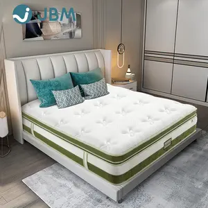 Çin profesyonel üretim özelleştirilmiş bir kutuda minder hibrid çift kişilik yatak masaj yatak doğal lateks yatak