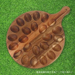 Wooden Egg <b>Storage</b> <b>Tray</b> 20 Compartments Solid Wood Kitchen Egg Holder Display <b>Tray</b> - Product Image 1