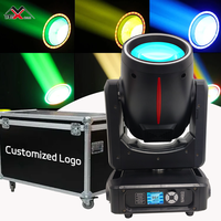 Equipo de Iluminación para DJ, RGBW DMX LED Beam 230 7R Sharpy Beam Mini 230w, Cabeza Móvil con Estuche de Transporte