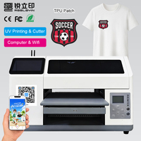 Imprimante UV à plat multifonctionnelle A3 mini 2-en-1 entièrement automatique pour cartes, autocollants, patchs TPU et logos – Imprimante UV DTF