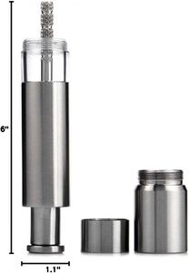 Custom Eco-Friendly Stainless Steel Spices Mill <b>Grinder</b> Thumb Push Button Dishwasher Safe Household <b>Mini</b> Pepper Salt <b>Grinder</b> - Product Image 4