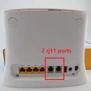 RJ45 पोर्ट टेलीफोन RJ11 वाईफ़ाई राउटर CPE के साथ सिम कार्ड के साथ अनलॉक ZTE MF283U 4G LTE CPE 150Mbps वायरलेस राउटर मॉडेम